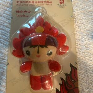 Beijing 2008 plush Huanhuan new in package great addition to your collection.